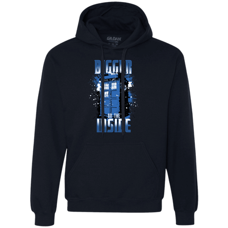 Sweatshirts Navy / S Bigger on the Inside Premium Fleece Hoodie