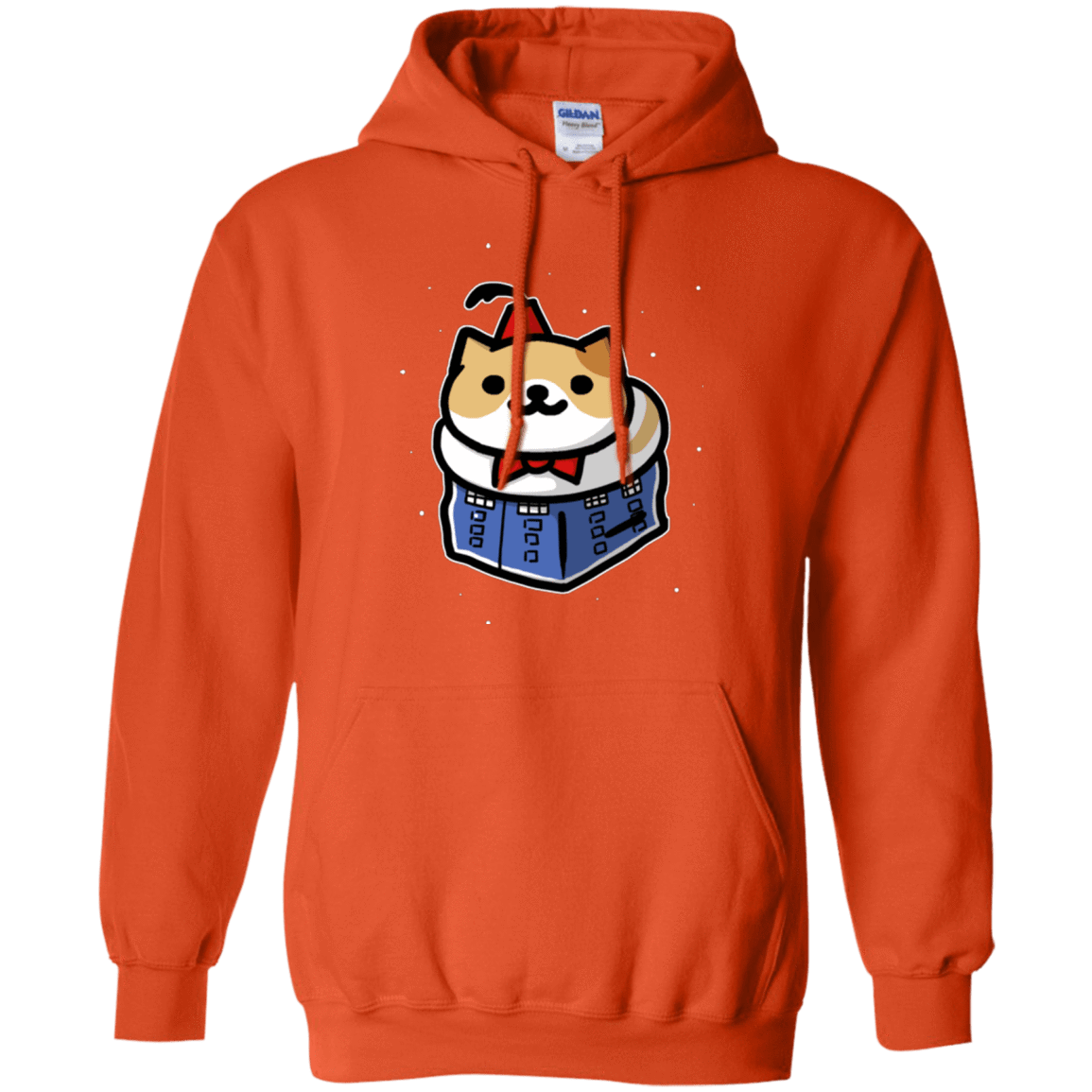 Sweatshirts Orange / Small Bigger On The Inside Pullover Hoodie