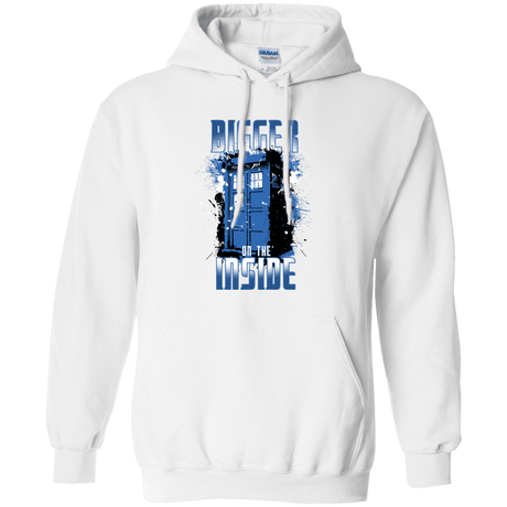 Sweatshirts White / S Bigger on the Inside Pullover Hoodie