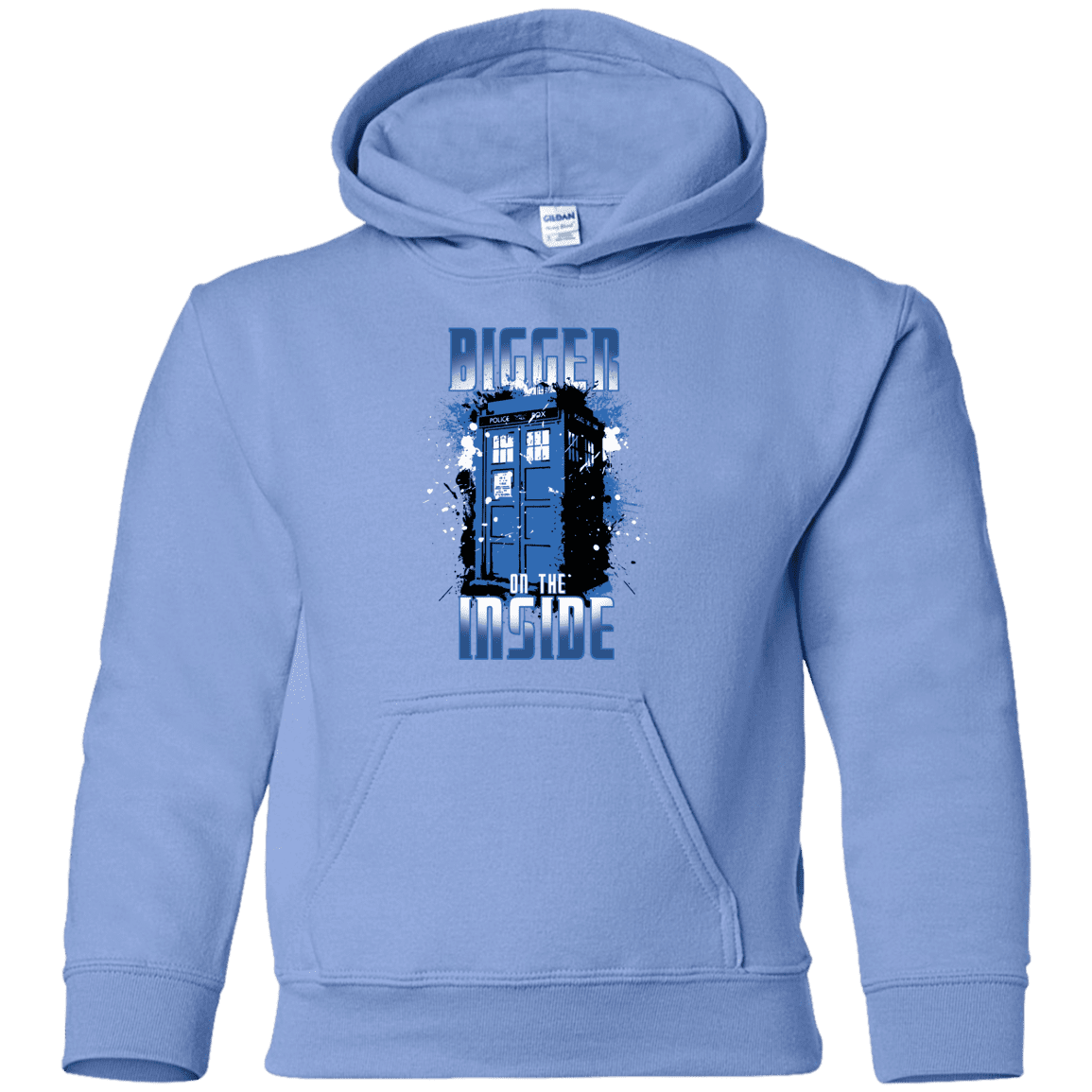 Sweatshirts Carolina Blue / YS Bigger on the Inside Youth Hoodie