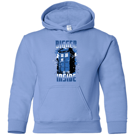 Sweatshirts Carolina Blue / YS Bigger on the Inside Youth Hoodie