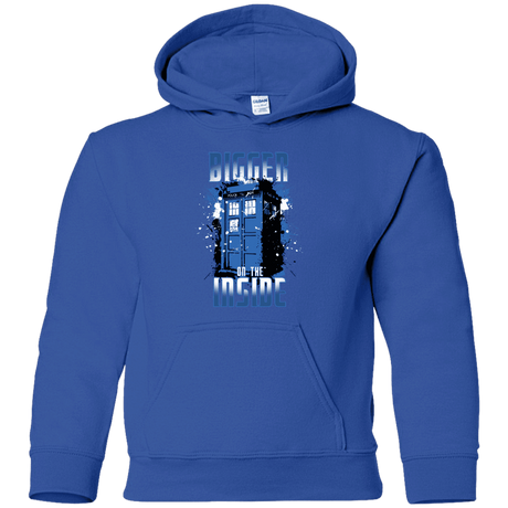 Sweatshirts Royal / YS Bigger on the Inside Youth Hoodie