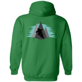 Sweatshirts Irish Green / S Bike Blur Back Print Pullover Hoodie