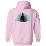 Sweatshirts Light Pink / S Bike Blur Back Print Pullover Hoodie