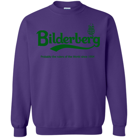 Sweatshirts Purple / Small Bilderberg Crewneck Sweatshirt