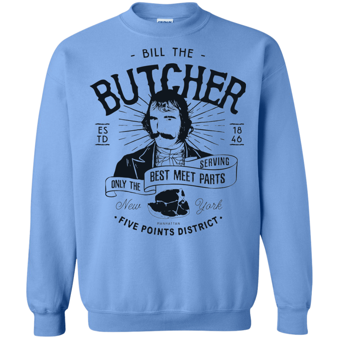 Sweatshirts Carolina Blue / Small Bill The Butcher Crewneck Sweatshirt