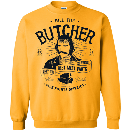 Sweatshirts Gold / Small Bill The Butcher Crewneck Sweatshirt