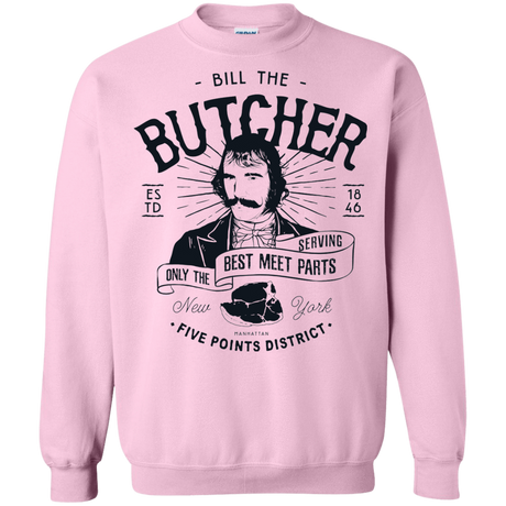 Sweatshirts Light Pink / Small Bill The Butcher Crewneck Sweatshirt