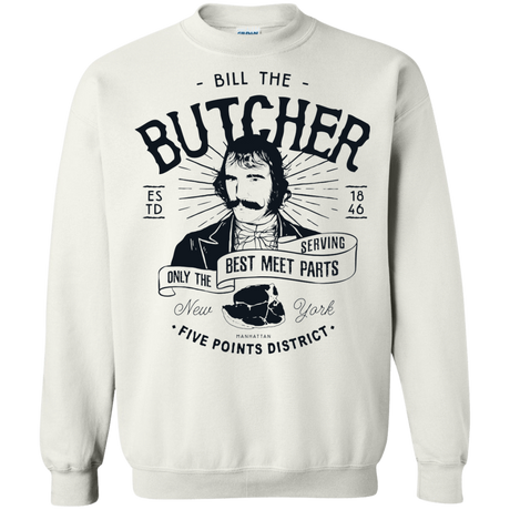 Sweatshirts White / Small Bill The Butcher Crewneck Sweatshirt