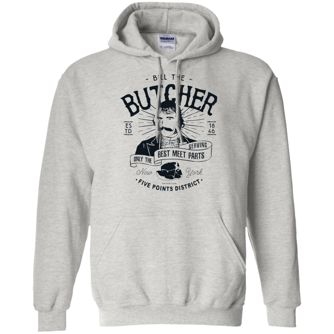 Sweatshirts Ash / Small Bill The Butcher Pullover Hoodie