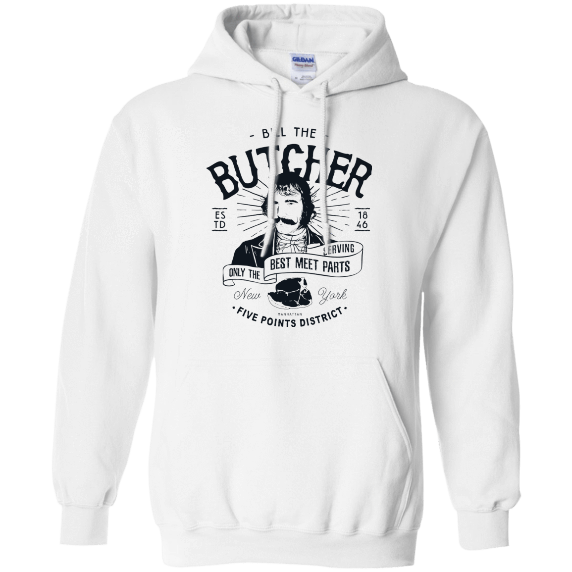 Sweatshirts White / Small Bill The Butcher Pullover Hoodie