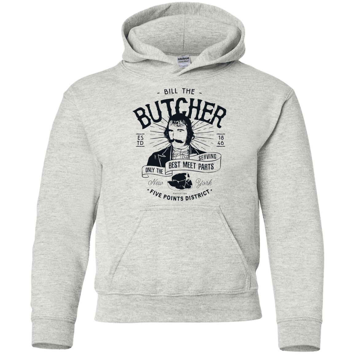 Sweatshirts Ash / YS Bill The Butcher Youth Hoodie