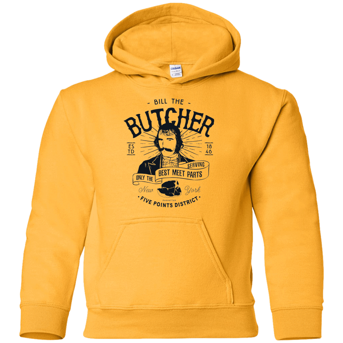 Sweatshirts Gold / YS Bill The Butcher Youth Hoodie
