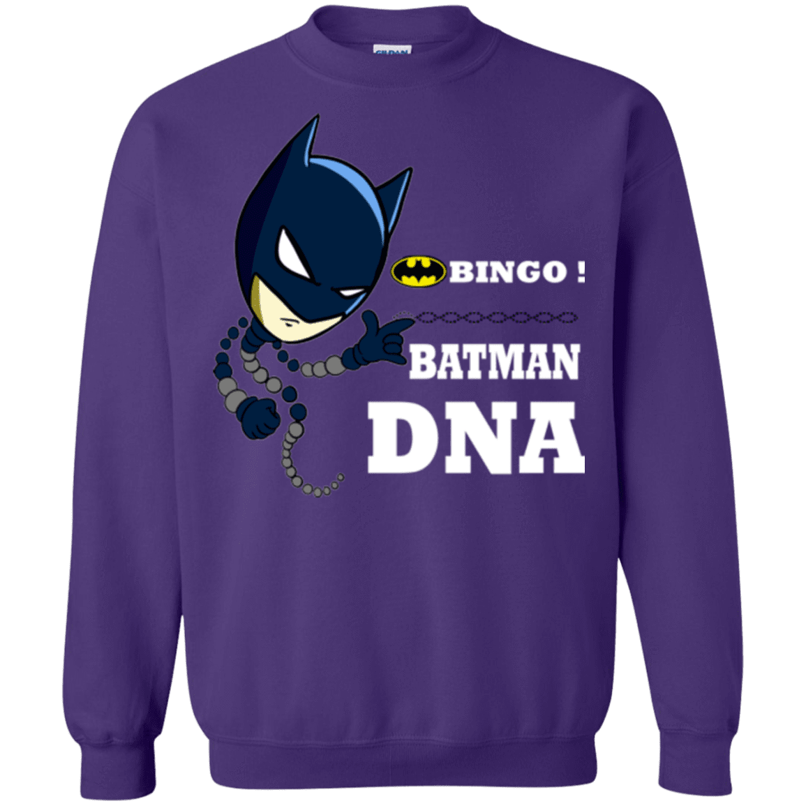 Sweatshirts Purple / Small Bingo Batman Crewneck Sweatshirt