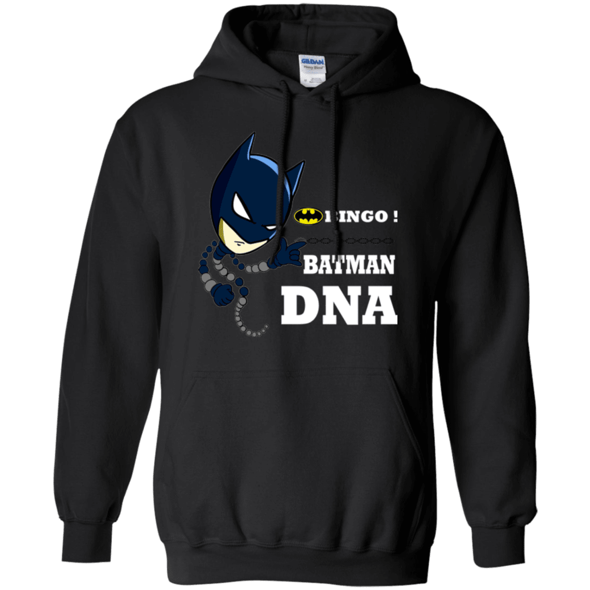 Sweatshirts Black / Small Bingo Batman Pullover Hoodie