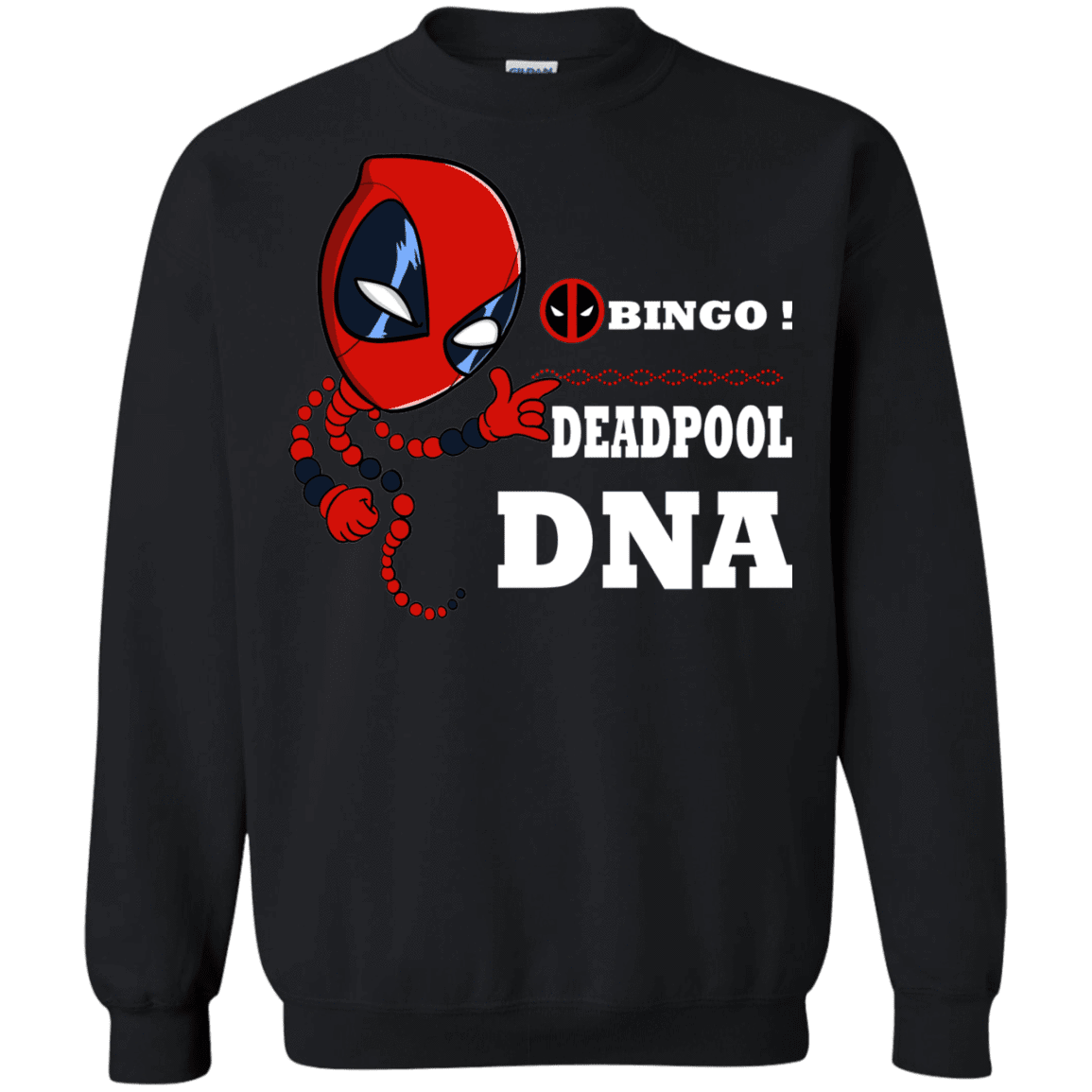 Sweatshirts Black / S Bingo Deadpool Crewneck Sweatshirt