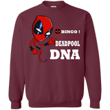 Sweatshirts Maroon / S Bingo Deadpool Crewneck Sweatshirt