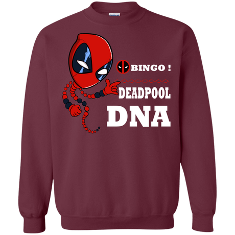 Sweatshirts Maroon / S Bingo Deadpool Crewneck Sweatshirt