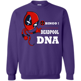 Sweatshirts Purple / S Bingo Deadpool Crewneck Sweatshirt