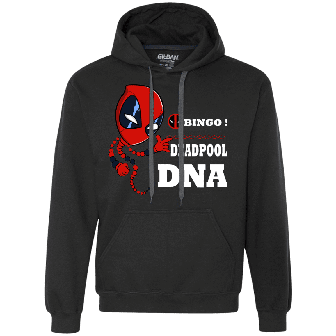 Sweatshirts Black / S Bingo Deadpool Premium Fleece Hoodie