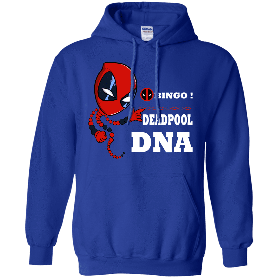 Sweatshirts Royal / S Bingo Deadpool Pullover Hoodie
