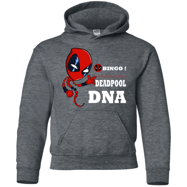 Sweatshirts Dark Heather / YS Bingo Deadpool Youth Hoodie
