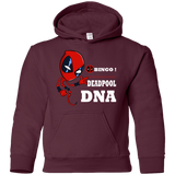 Sweatshirts Maroon / YS Bingo Deadpool Youth Hoodie