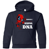 Sweatshirts Navy / YS Bingo Deadpool Youth Hoodie