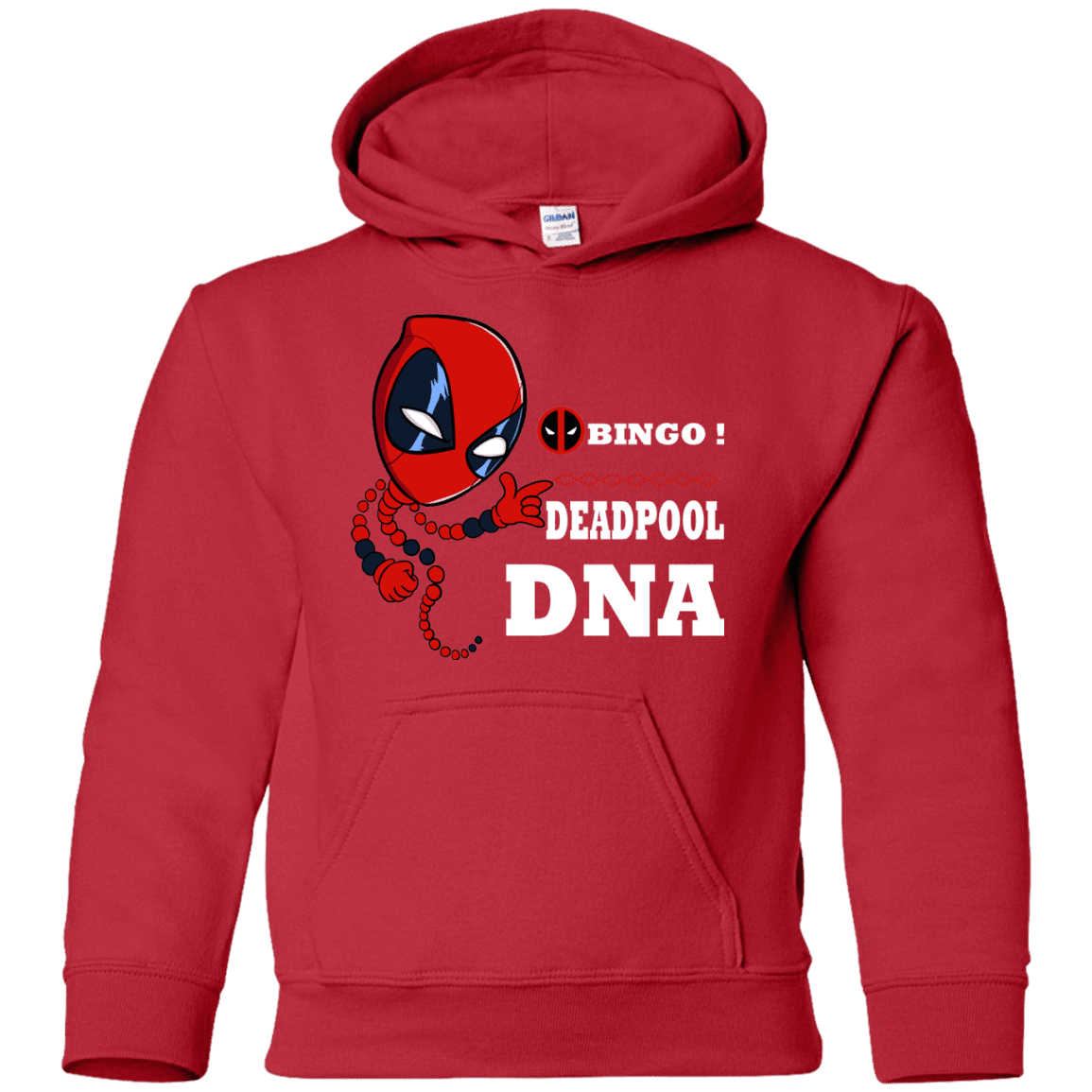 Sweatshirts Red / YS Bingo Deadpool Youth Hoodie