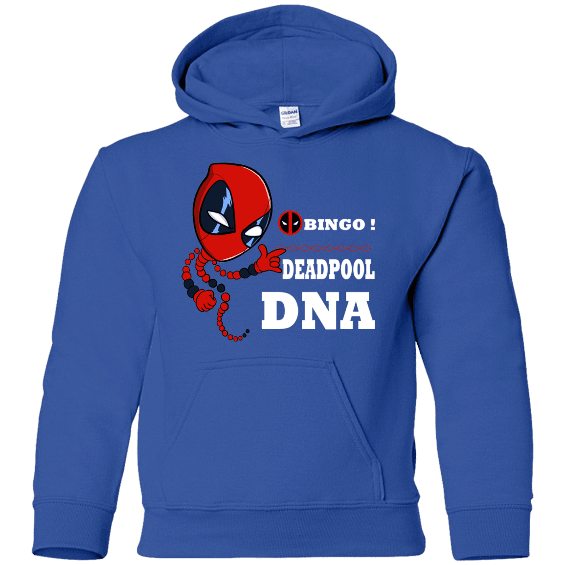 Sweatshirts Royal / YS Bingo Deadpool Youth Hoodie