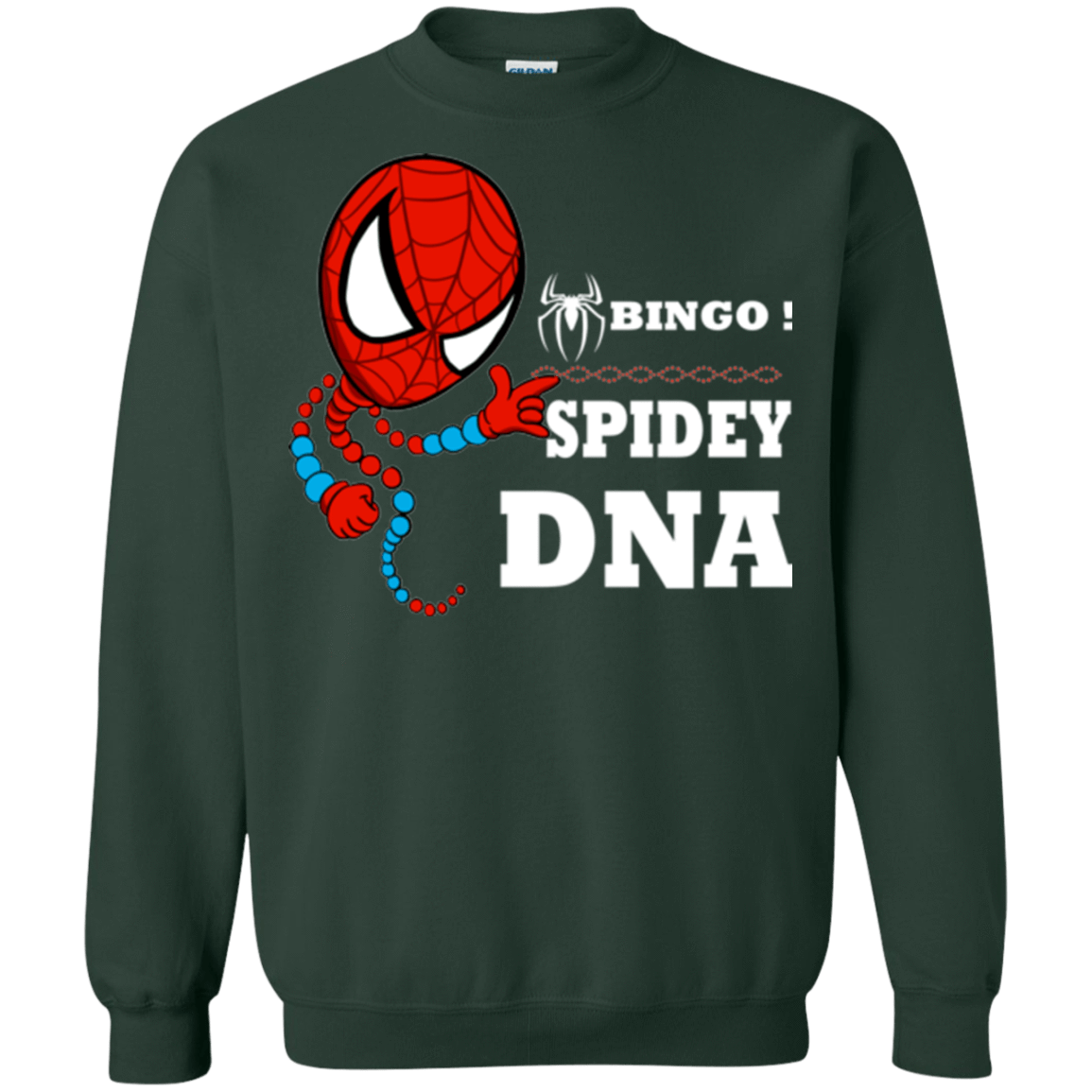 Sweatshirts Forest Green / Small Bingo Spidey Crewneck Sweatshirt