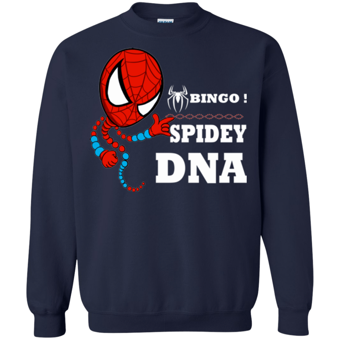 Sweatshirts Navy / Small Bingo Spidey Crewneck Sweatshirt