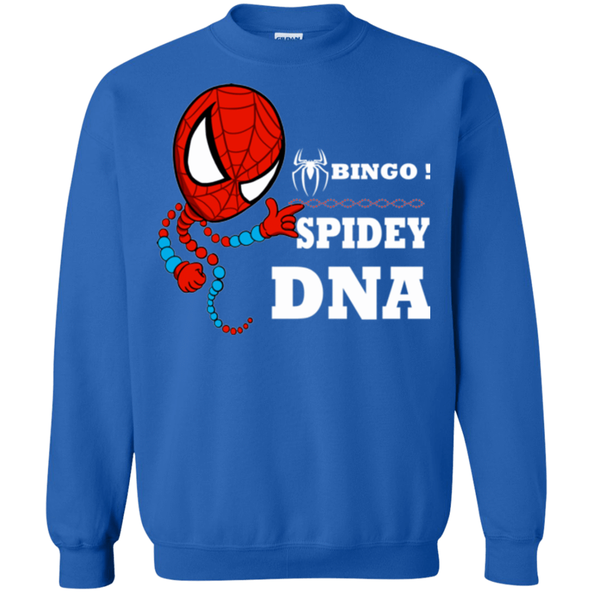 Sweatshirts Royal / Small Bingo Spidey Crewneck Sweatshirt