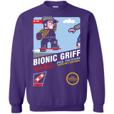 Sweatshirts Purple / Small Bionic Griff Crewneck Sweatshirt