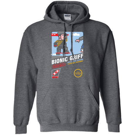 Sweatshirts Dark Heather / Small Bionic Griff Pullover Hoodie