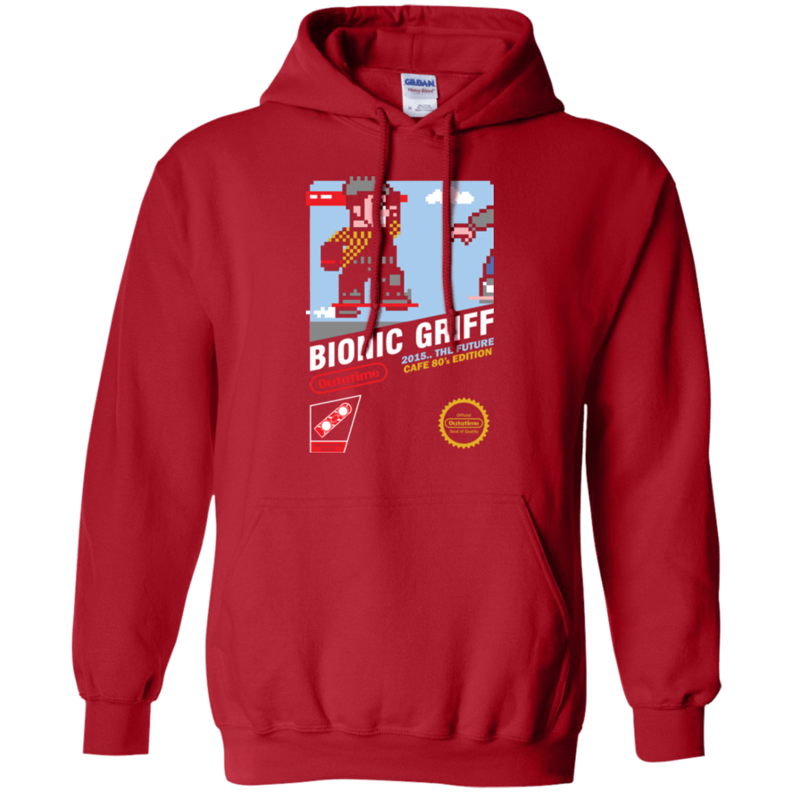 Sweatshirts Red / Small Bionic Griff Pullover Hoodie