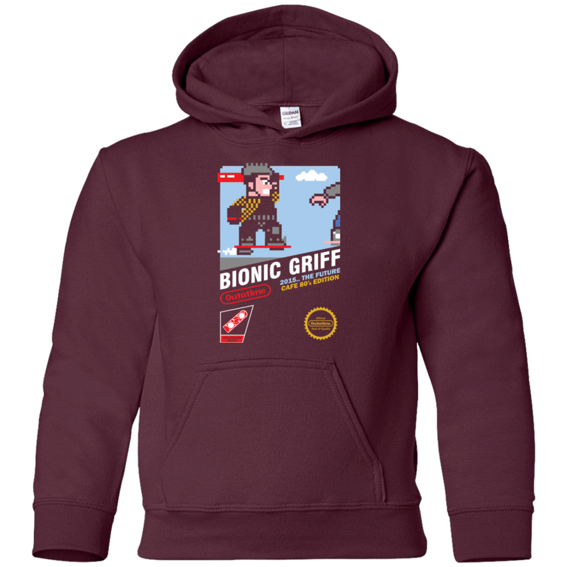 Sweatshirts Maroon / YS Bionic Griff Youth Hoodie