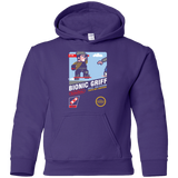 Sweatshirts Purple / YS Bionic Griff Youth Hoodie