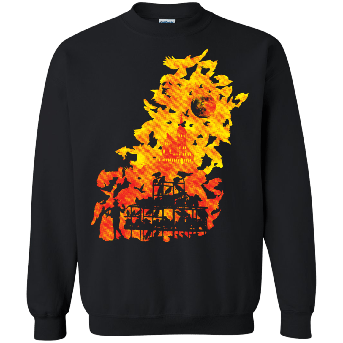 Sweatshirts Black / S Birds Of Terror Crewneck Sweatshirt