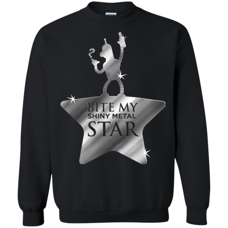 Sweatshirts Black / S Bite my Shiny Metal Star Crewneck Sweatshirt