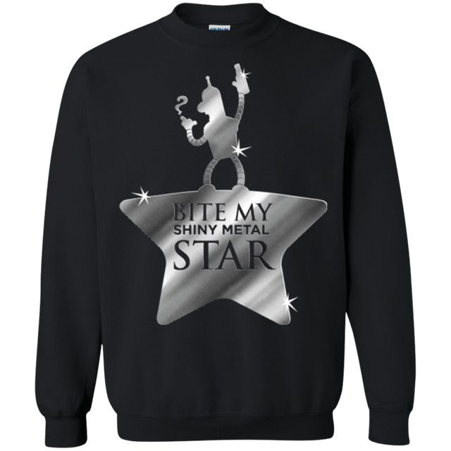 Sweatshirts Black / S Bite my Shiny Metal Star Crewneck Sweatshirt
