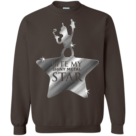 Sweatshirts Dark Chocolate / S Bite my Shiny Metal Star Crewneck Sweatshirt