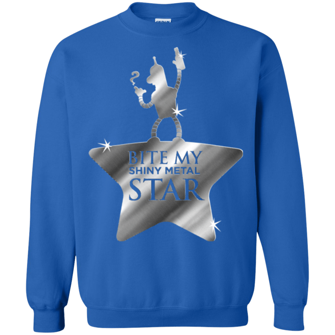 Sweatshirts Royal / S Bite my Shiny Metal Star Crewneck Sweatshirt