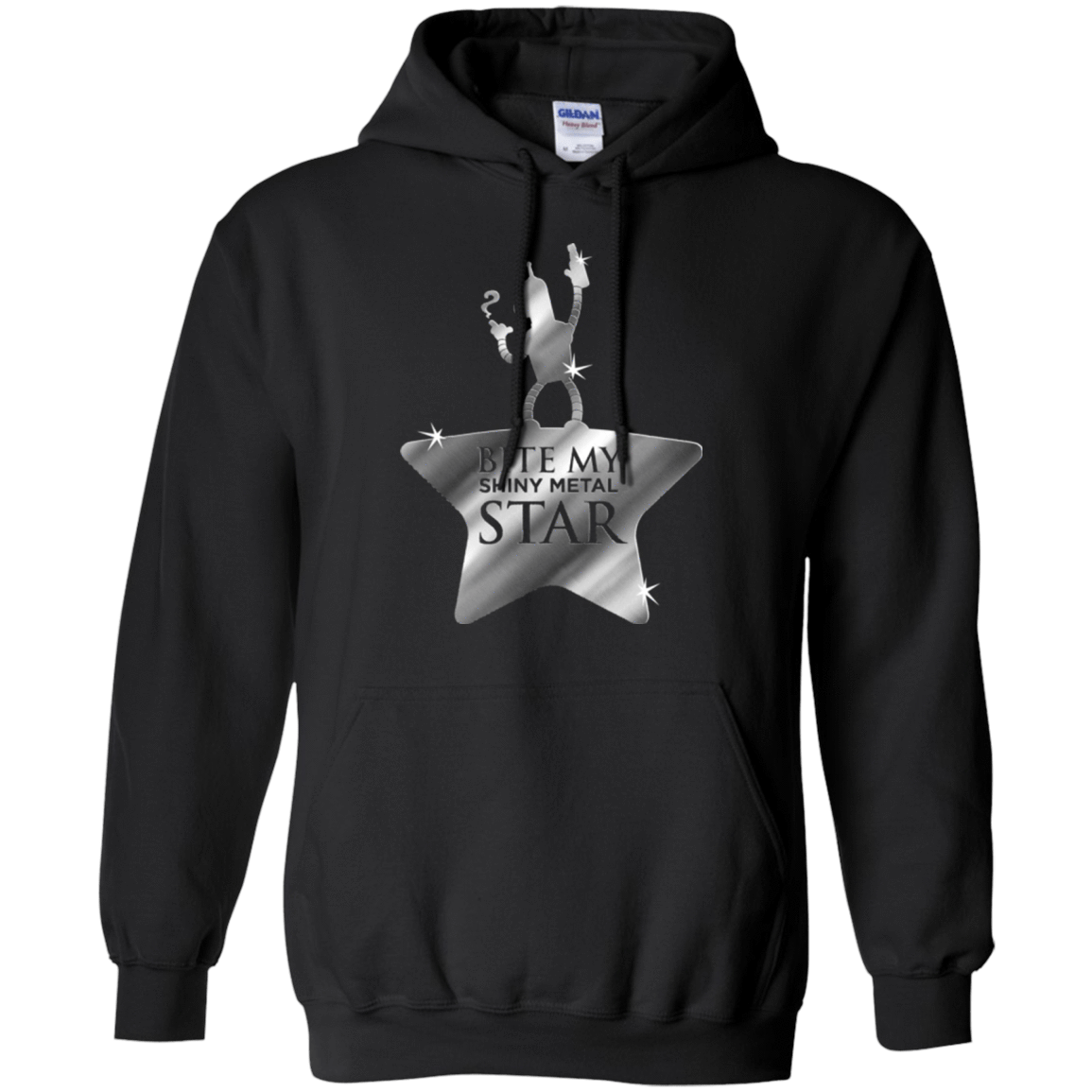 Sweatshirts Black / S Bite my Shiny Metal Star Pullover Hoodie