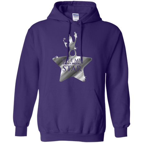 Sweatshirts Purple / S Bite my Shiny Metal Star Pullover Hoodie