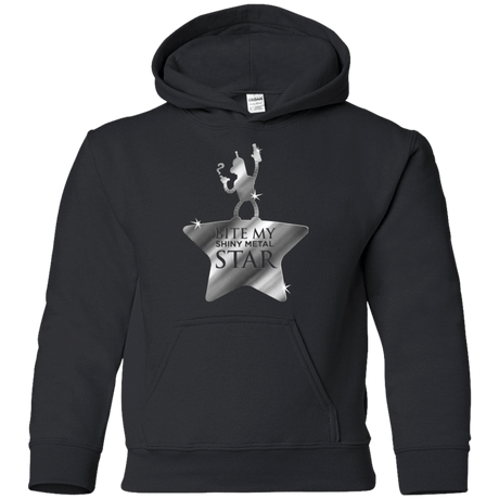 Sweatshirts Black / YS Bite my Shiny Metal Star Youth Hoodie
