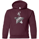 Sweatshirts Maroon / YS Bite my Shiny Metal Star Youth Hoodie