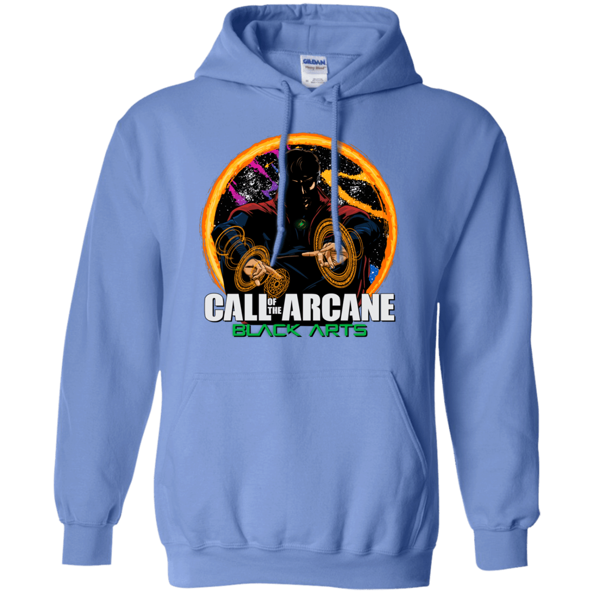 Sweatshirts Carolina Blue / Small Black arts Pullover Hoodie