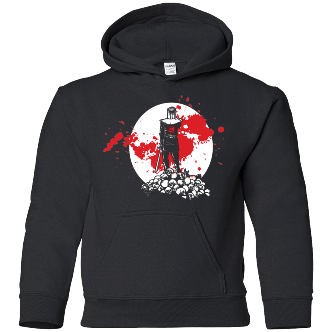 Sweatshirts Black / YS Black Knight Rises Youth Hoodie