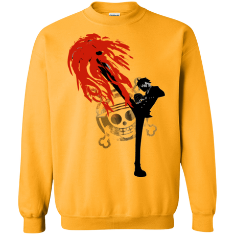 Sweatshirts Gold / Small Black leg 2 Crewneck Sweatshirt